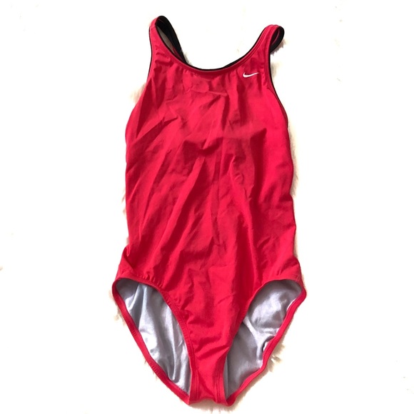 Nike Other - Nike Red One Piece Swimsuit Racerback Swimwear M